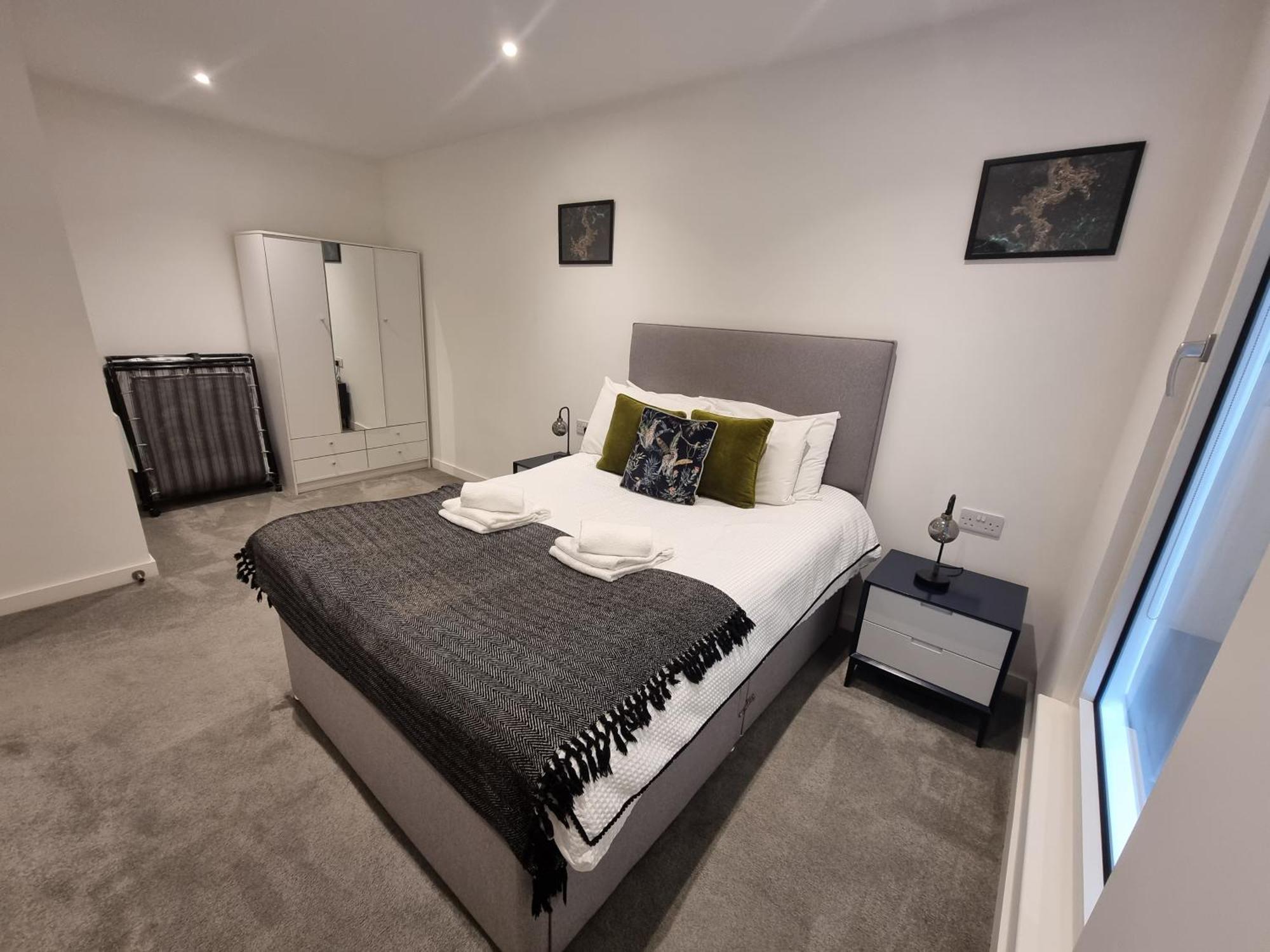 Trafford Suite Modern 1 Bed With Cinema Room Mánchester Exterior foto