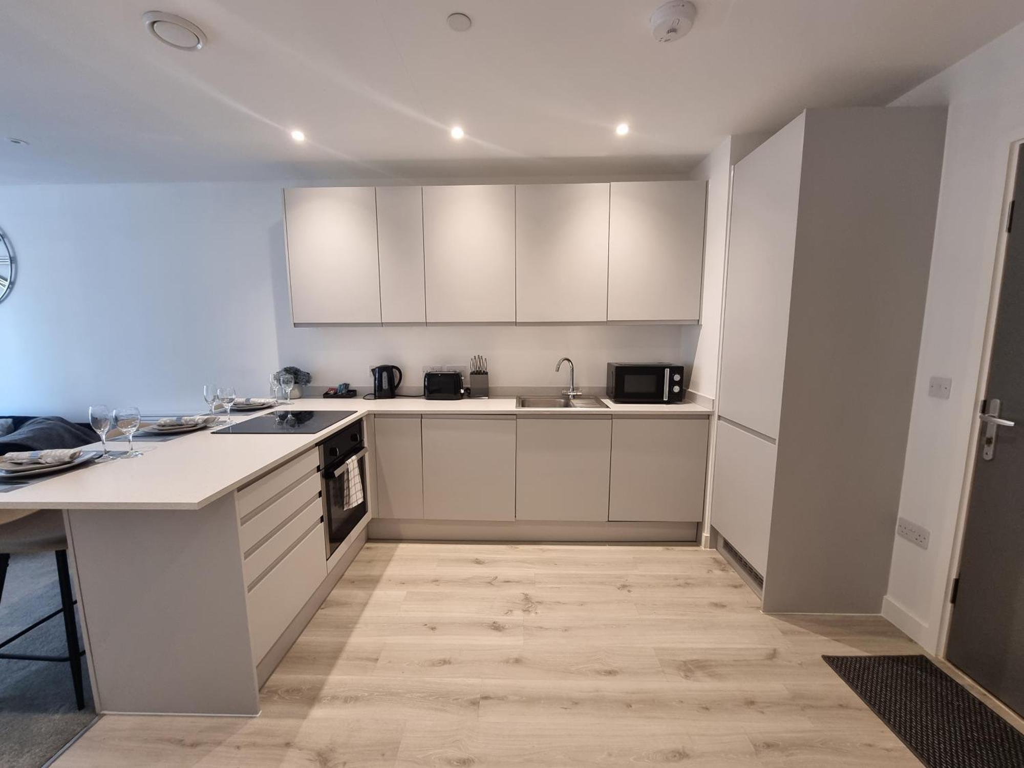 Trafford Suite Modern 1 Bed With Cinema Room Mánchester Exterior foto